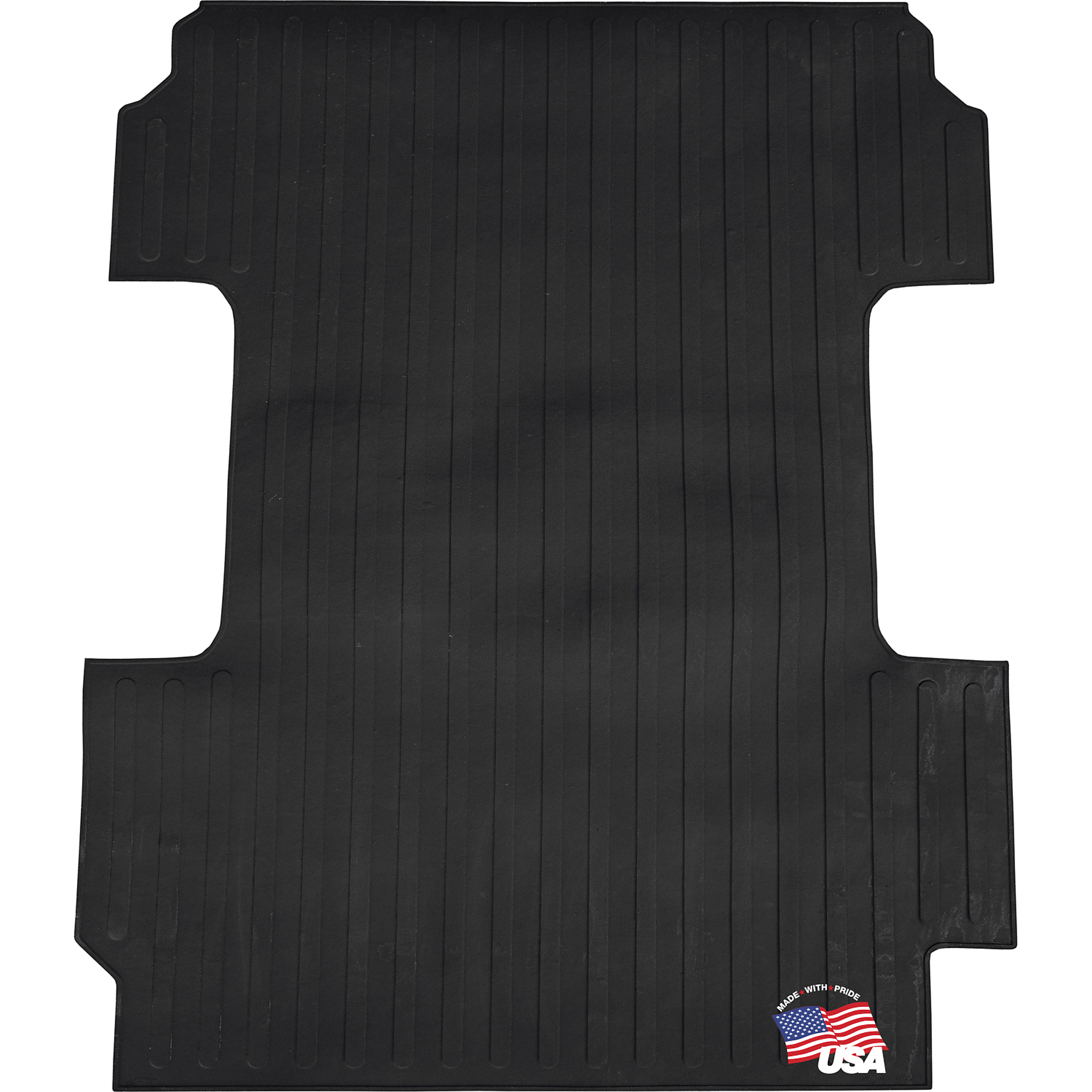 Boomerang Rubber, 8ft. Truck Bed Mat Liner Silverado/Sierra 1500 2019+, Primary Color Black, Model# TM664BAGGED